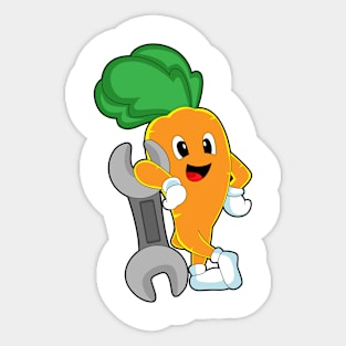 Carrot Handyman Wrench Sticker